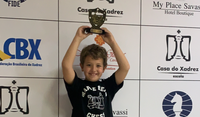 Lucas no Sul americano de xadrez ( uruguai)