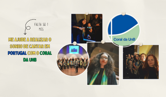 Portugal, Aqui Vamos Nós: Doe para Minha Primeira Viagem ao Exterior com o Coral da UnB