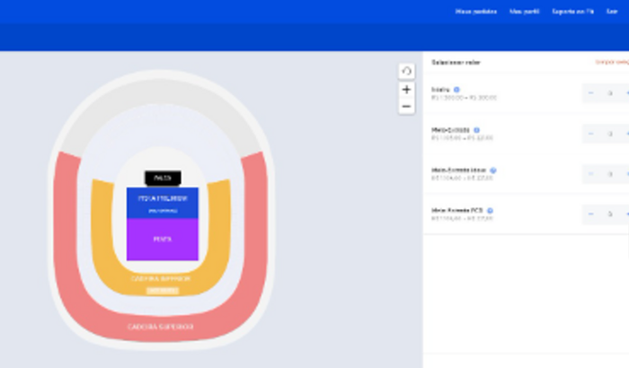 Um fã realizando um sonho