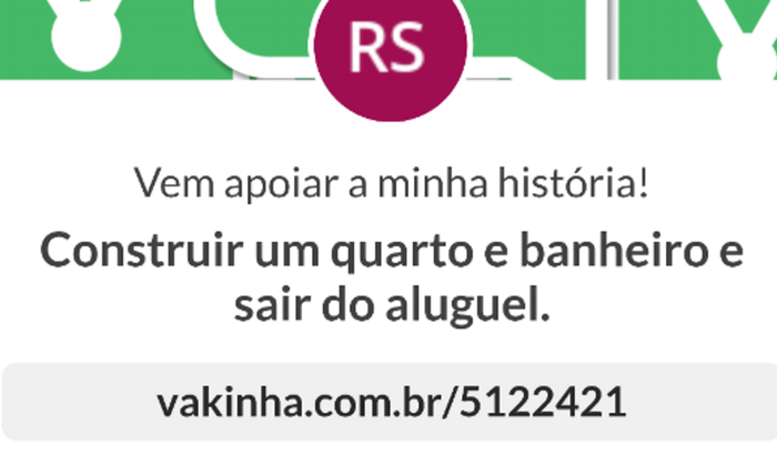 Construir um quarto e banheiro e sair do aluguel.