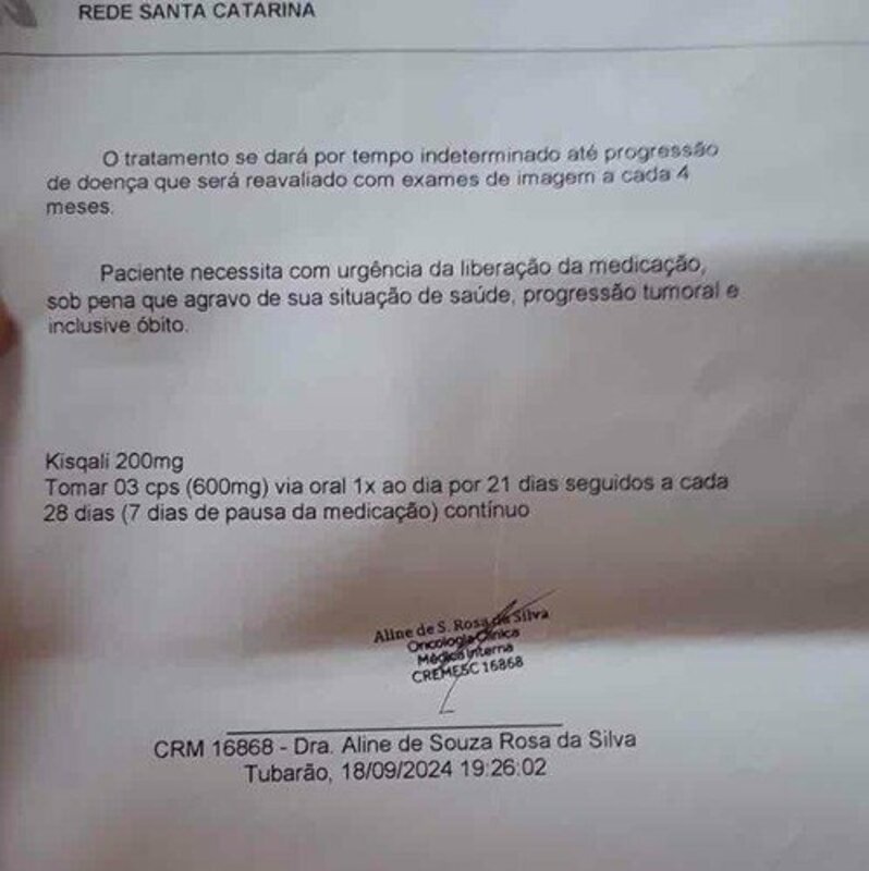 Ajuda para o tratamento de Câncer de Mama - Metástase