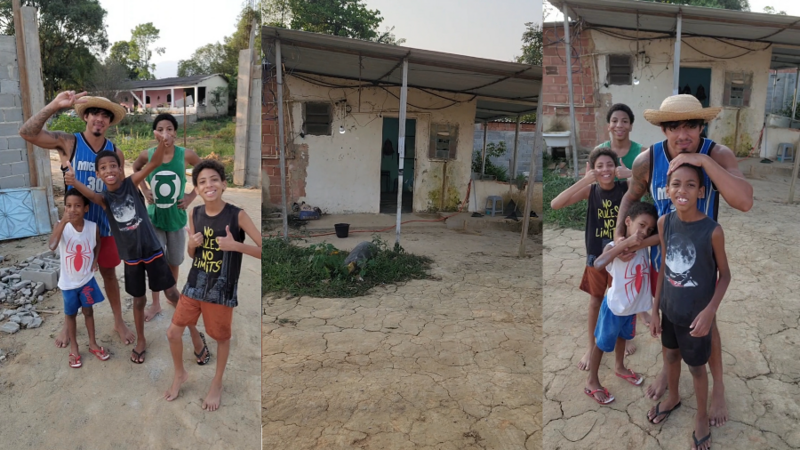 AJUDA PARA O PORTÃO, QUARTOS DOS PEQUENOS, ESTRUTURA E A LAJE.