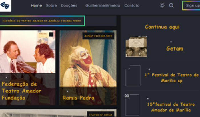 História do Movimento de Teatro em Marília sp