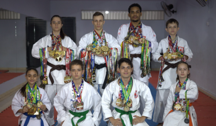 Karatêcas no Pan americano IKGA no Chile