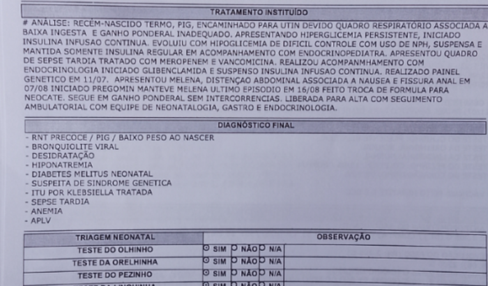 Leite neocate LCP para minha bebê que tem diabetes neonatal e aplv