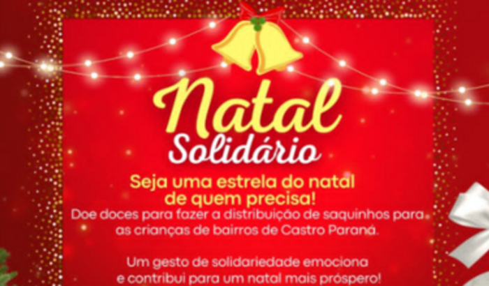 Doces para as crianças.