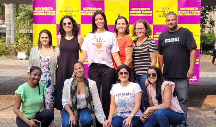 Ida à Audiência Pública em Brasília Auxiliares da Ed Infantil