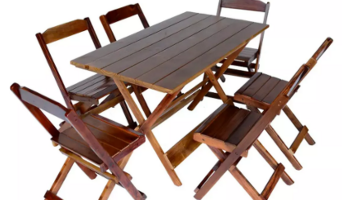 Mesas e Cervejeira para o Salão de festas