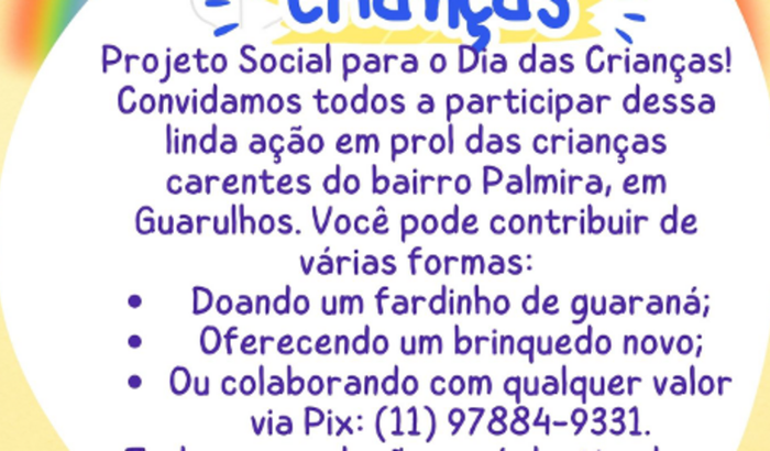 Dia das crianças - Jardim Palmira