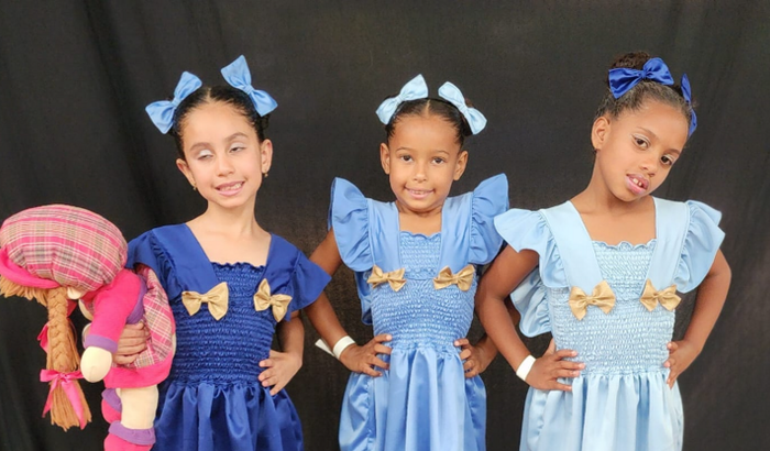 Ajudando as bailarinas