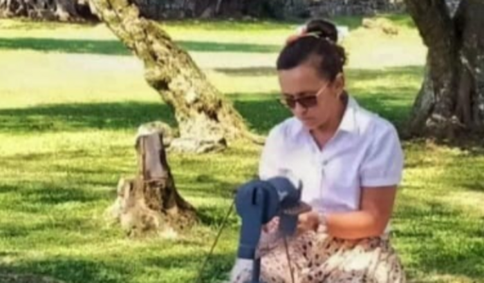 Artesanato missioneiro em lã na Itália / 2024