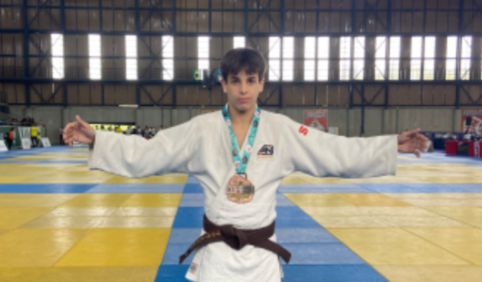 Judoca Matheus Nery no Meeting de Santa Catarina