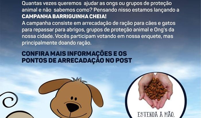  Campanha Barriguinha Cheia - Adote/RN