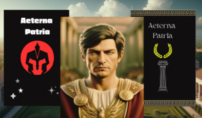 Livro Aeterna Patria Ficção Histórico-Futurista-Fantástica