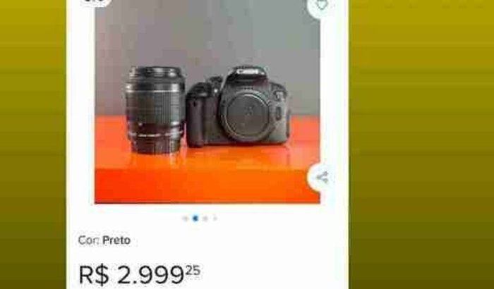 Compra da câmera para projetos 