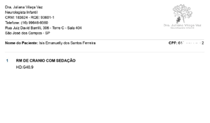 Exames Isis - Epilepsia