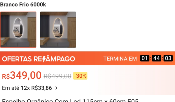 Me ajude a conseguir um novo espelho para o studio