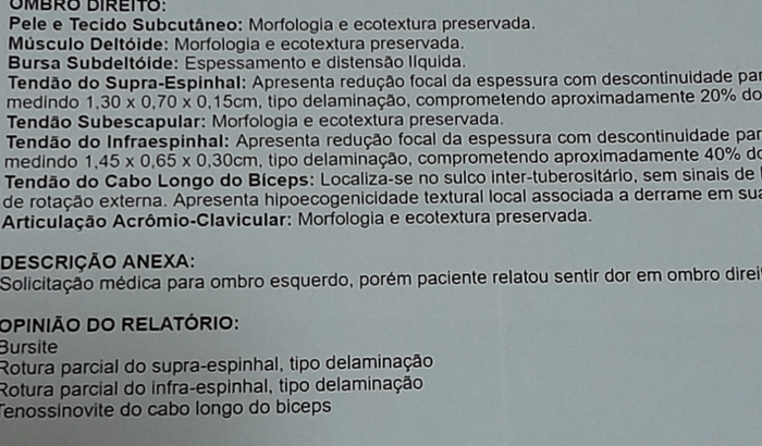 Ajuda para cirurgia do ombro no manguito rotador. 