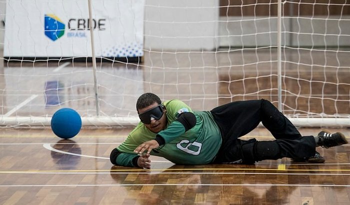 Escola José Alvares no Regional Sul de Goalball