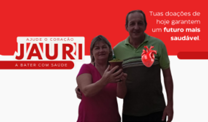 Ajude o coração do Jauri a continuar batendo!