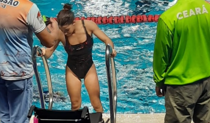 Raissa Sol na paranatação 2024