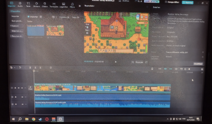 Preciso de um monitor novo para continuar postando vídeos no meu canal.