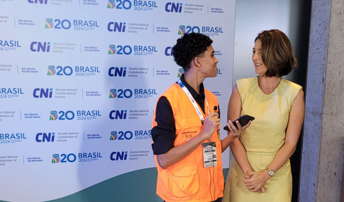 Imprensa Teen Azanha no G20