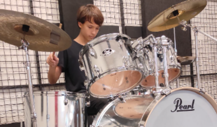 Bateria eletrônica do Max