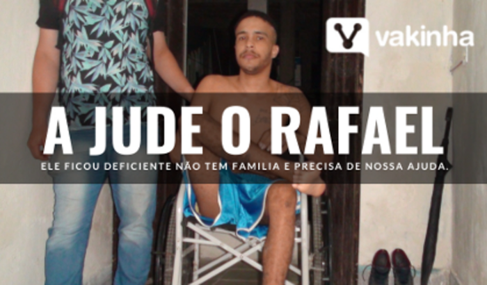 Ajude o Rafael ele Ficou Deficiente Físico  e Não Tem Nada.