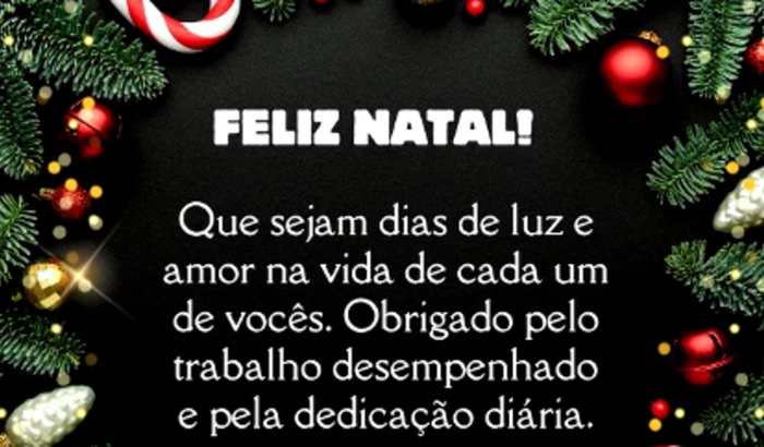 CAIXINHA DE NATAL - FUNCIONÁRIO COSTA DO CARIBE