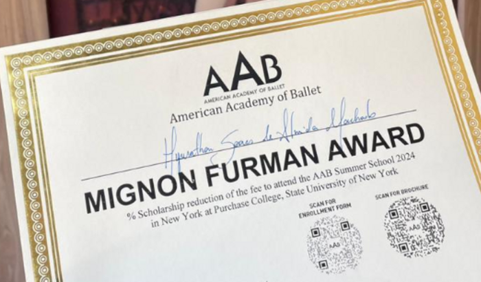 Bolsa de Estudos (45%) American Academy of Ballet (N.Y.) Ajude a realizar esse sonho!