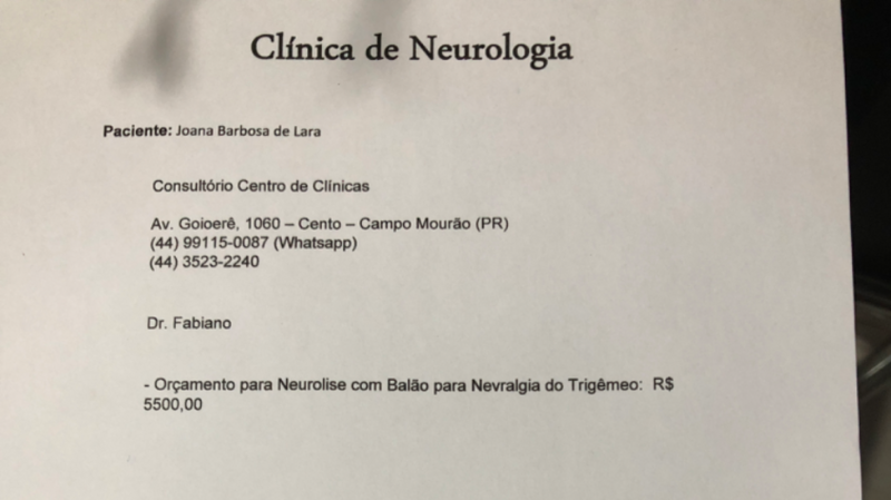 Cirugia para nevralgia do trigêmeo 
