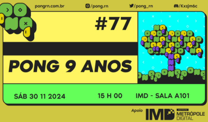 PONG - Aniversário 9 anos