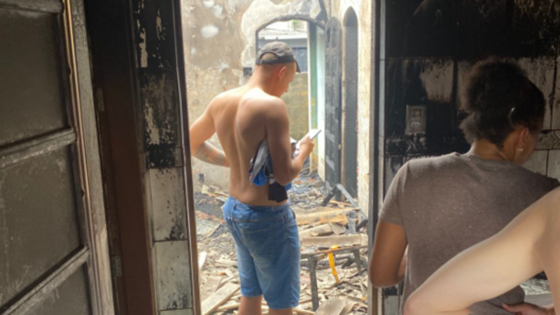 MINHA CASA PEGOU FOGO !