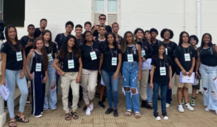 Fundo de formatura do Terceiro Ano