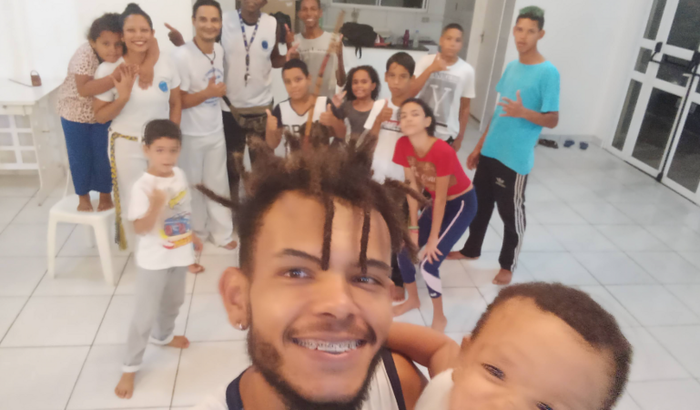 Batizado de capoeira projeto social