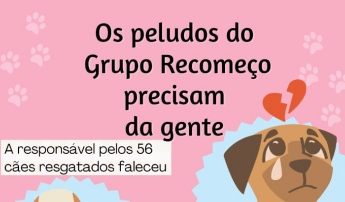 Ajuda para vacinação dos cães do Recomeço