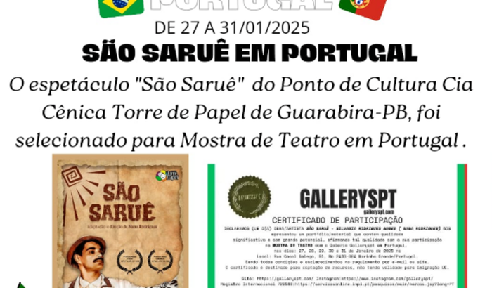 São Saruê em Portugal 