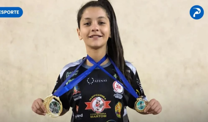 Ana Gabriele na copa Mundo do Futsal