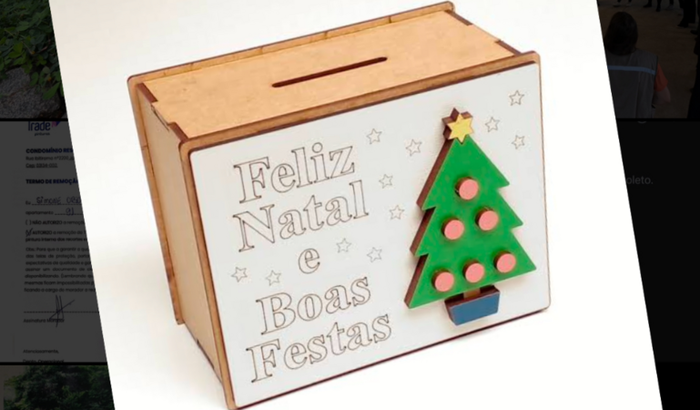 Caixinha de Natal - Equipe de Portaria e Limpeza do Selfie 