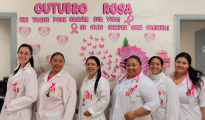 Formatura de uma futura Técnica de Enfermagem