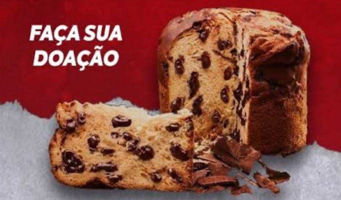 Doe um Panetone para uma criança 🎅