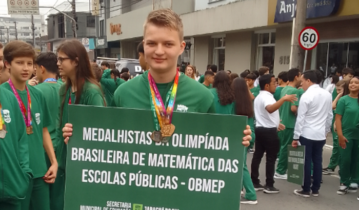 André na Semana Olímpica