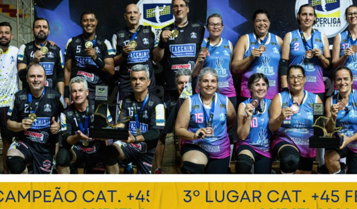 Participação de Auriflama na 5ª Final Nacional Volei Melhor Idade em Palma-TO