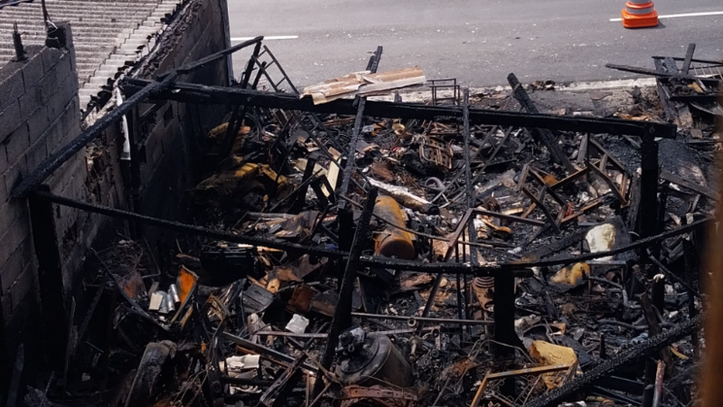 Incêndio na tapeçaria do Cícero- av. José Amazonas 