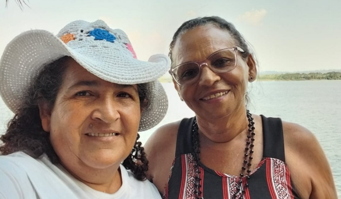 Raimunda e Francineide no CIDHAMA