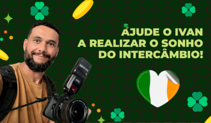 Ajude o Ivan a realizar o sonho do intercâmbio