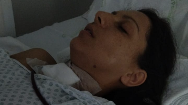 Ajude a Sônia (câncer maligno na garganta)