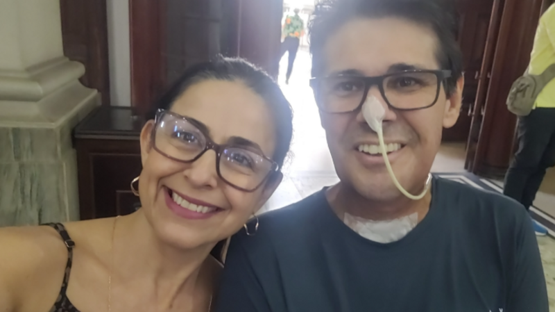 cirurgia de câncer de língua do meu esposo Brenner 