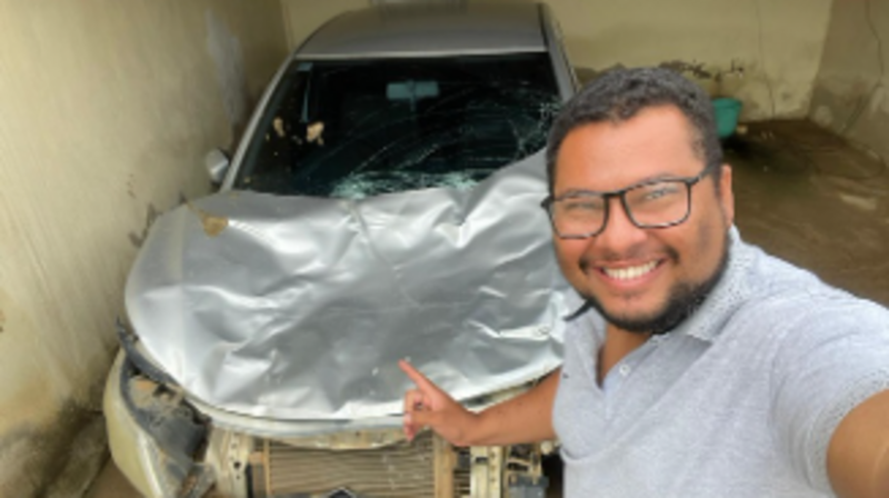 AJUDE EDY VIEIRA NO CONSERTO DO CARRO PARA TRABALHO E MISSÃO